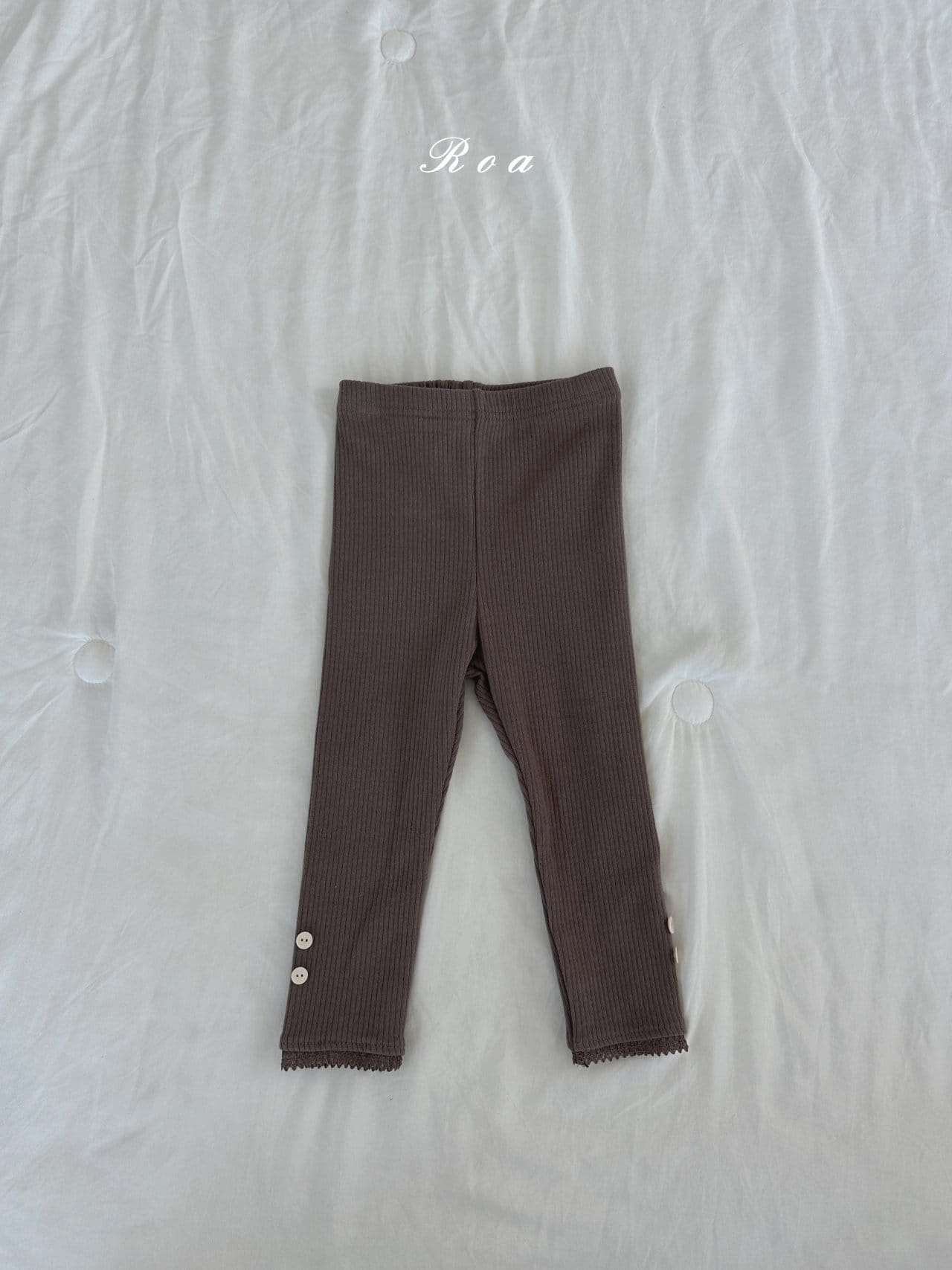 Roa - Korean Children Fashion - #childofig - Hi Button Leggings - 10