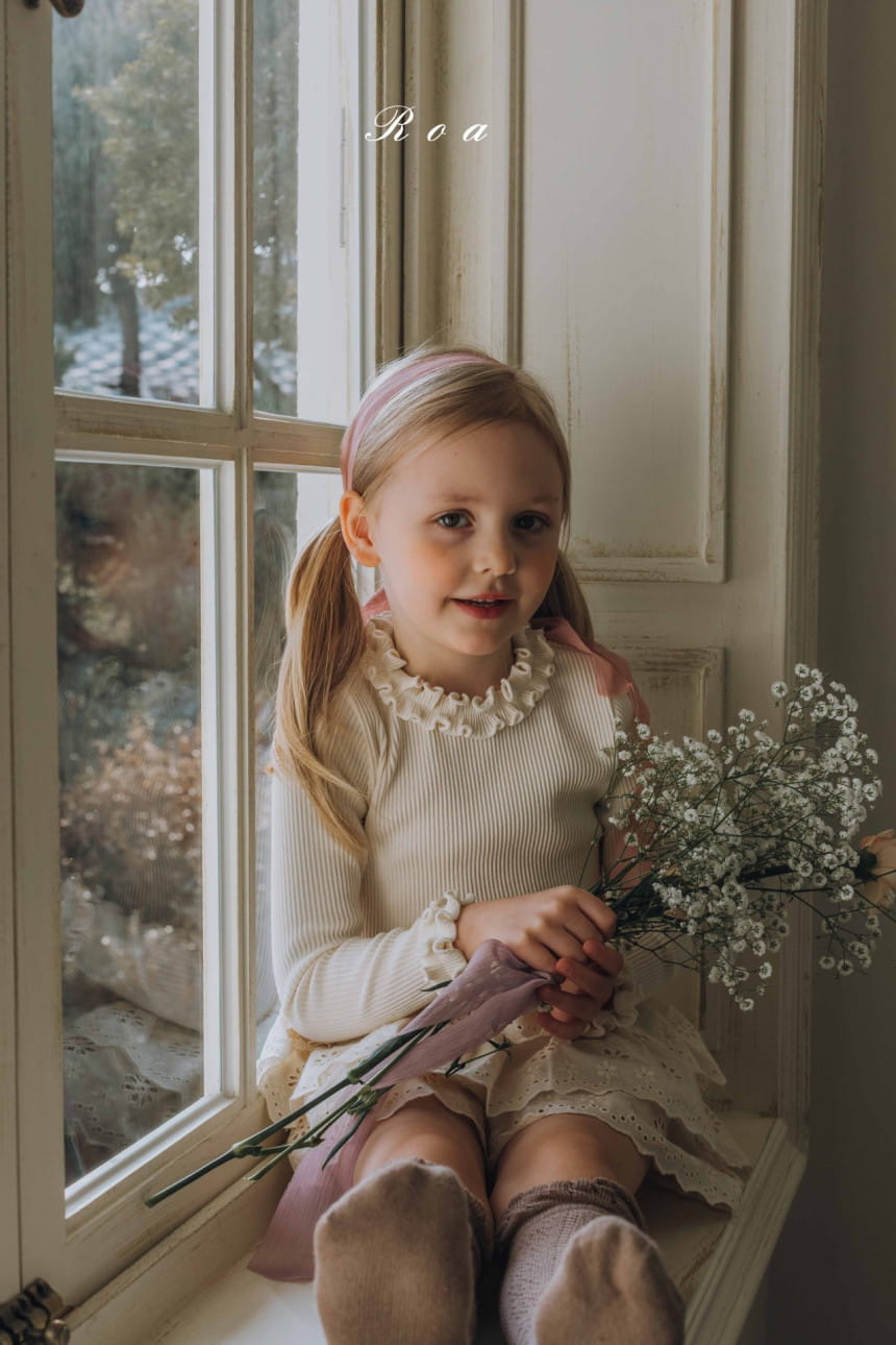 Roa - Korean Children Fashion - #childrensboutique - Riley Frill Tee - 3
