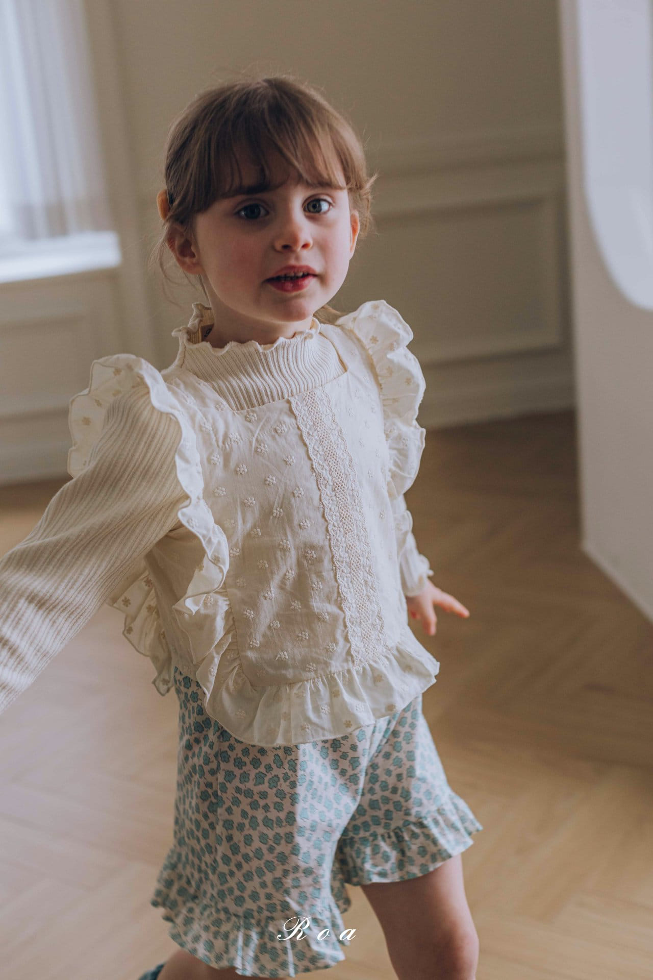 Roa - Korean Children Fashion - #designkidswear - Fog Frill Tee - 4