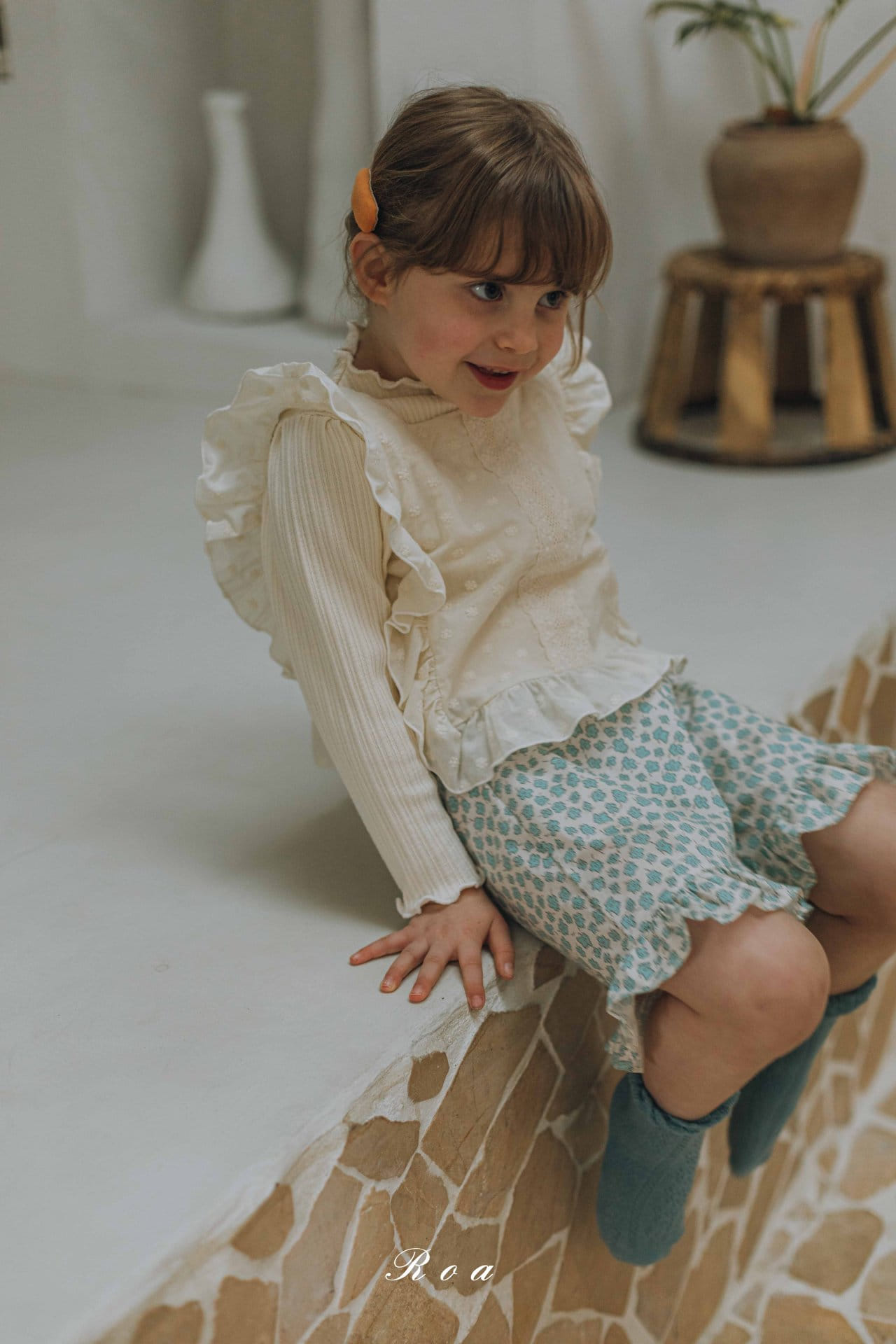 Roa - Korean Children Fashion - #kidzfashiontrend - Fog Frill Tee - 8