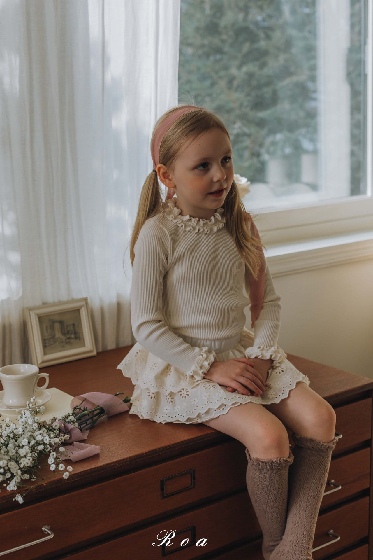 Roa - Korean Children Fashion - #littlefashionista - Remi Lace Pants - 9
