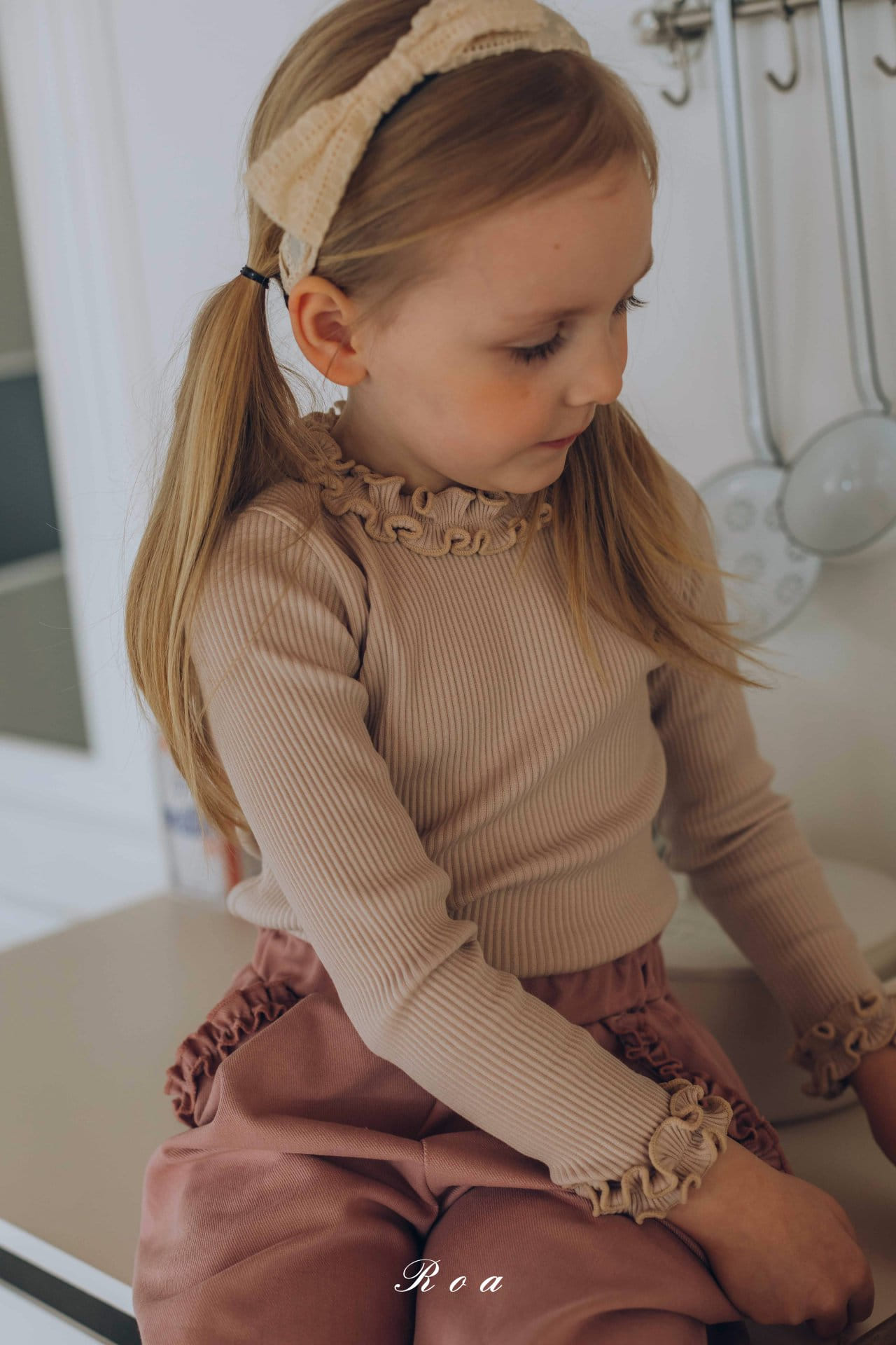 Roa - Korean Children Fashion - #minifashionista - Benjamin Frill Pants - 9