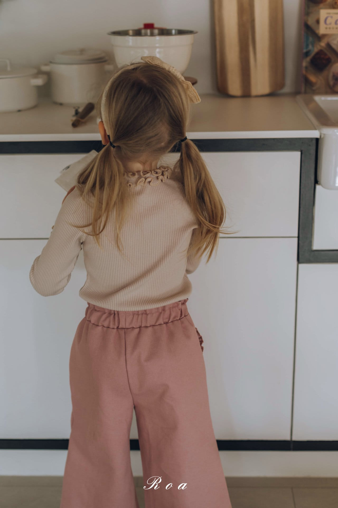Roa - Korean Children Fashion - #prettylittlegirls - Benjamin Frill Pants - 10