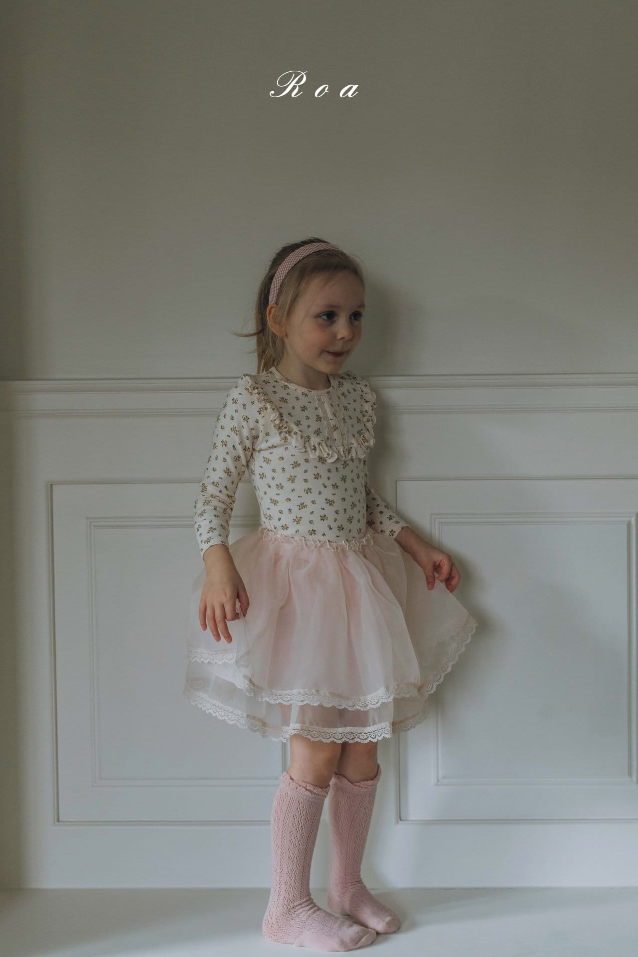 Roa - Korean Children Fashion - #todddlerfashion - Flower Lace Tee - 8