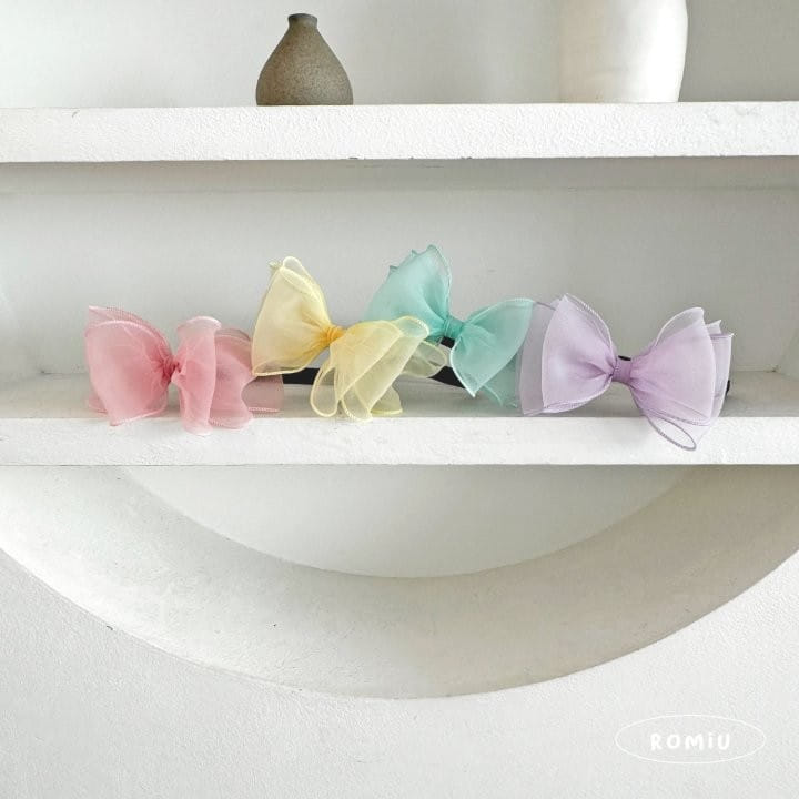 Romiu - Korean Children Fashion - #kidzfashiontrend - Chiffon Ribbon Headband - 3