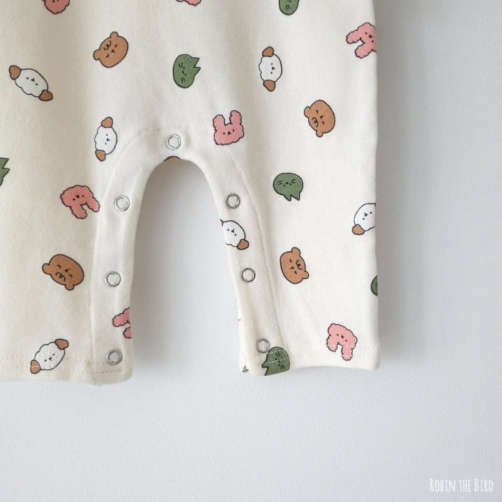 Saerobin - Korean Baby Fashion - #babyboutique - Ainimal Friend Jumpsuit - 5