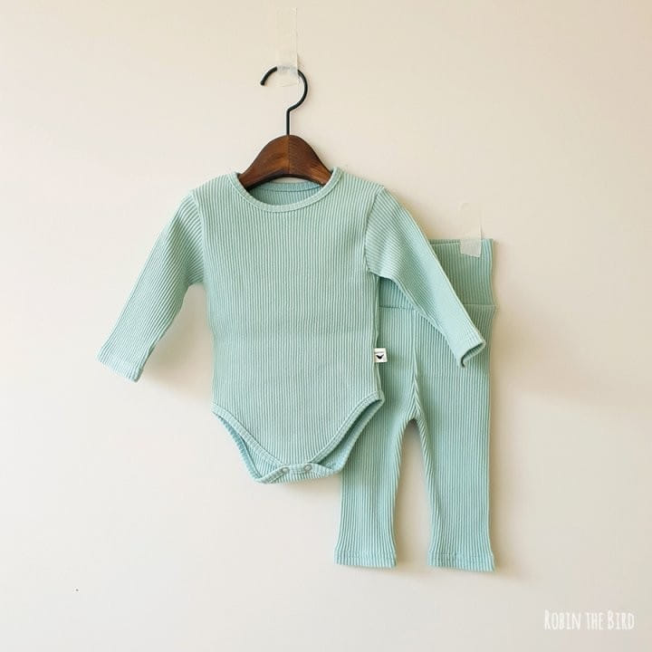Saerobin - Korean Baby Fashion - #babyclothing - Rib Body Suit - 9