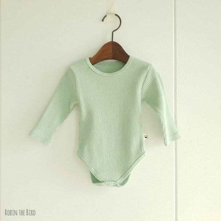Saerobin - Korean Baby Fashion - #babyoutfit - Rib Body Suit - 2