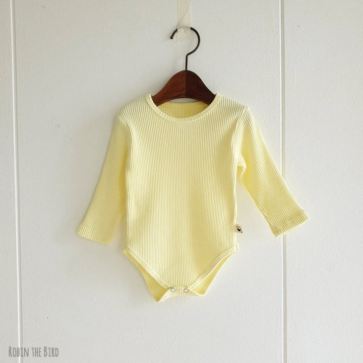Saerobin - Korean Baby Fashion - #onlinebabyshop - Rib Body Suit - 5