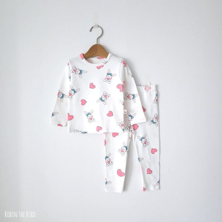 Saerobin - Korean Children Fashion - #discoveringself - Heart Rabbit Easywear - 2