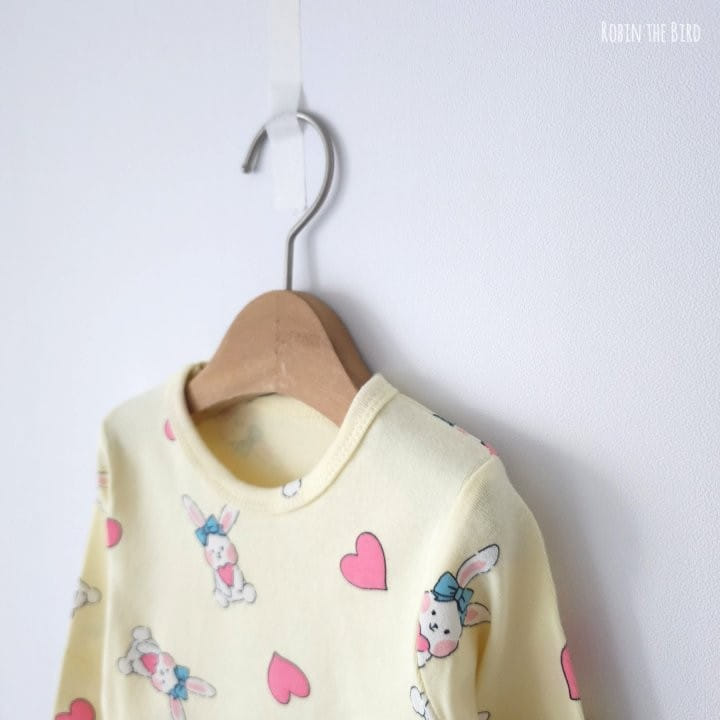 Saerobin - Korean Children Fashion - #fashionkids - Heart Rabbit Easywear - 4