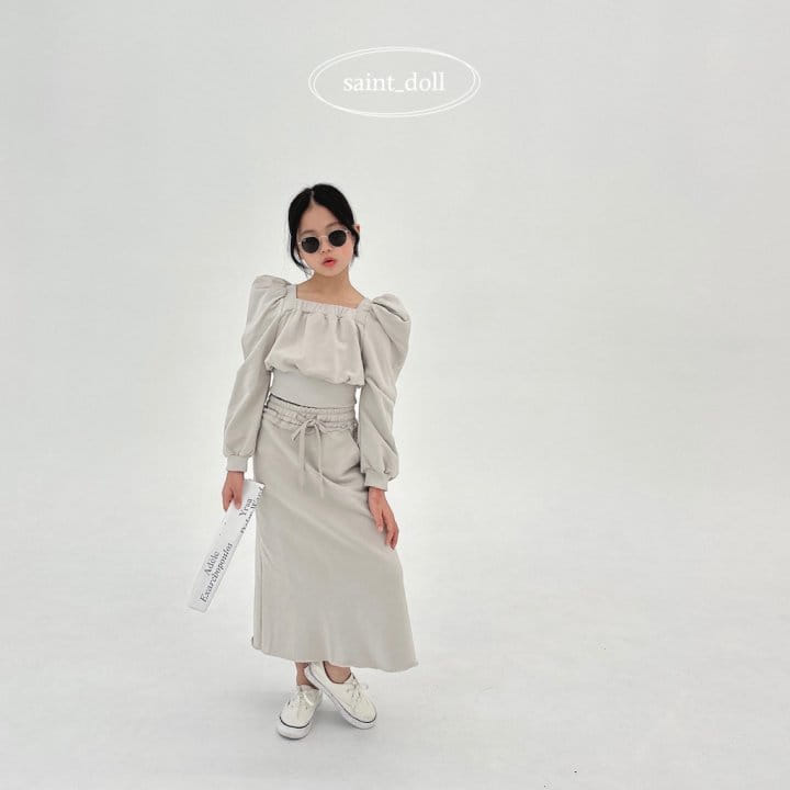 Saint Doll - Korean Children Fashion - #Kfashion4kids - Square Neck Sweatshirt With Mom - 7