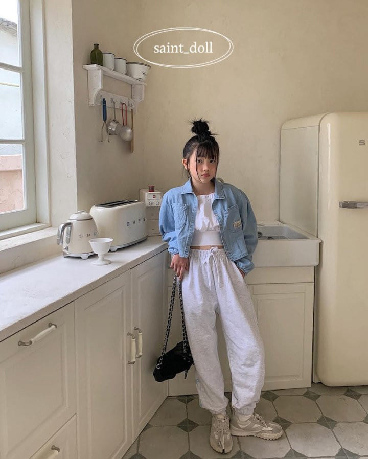 Saint Doll - Korean Children Fashion - #childofig - Vintage Denim Shirt - 3