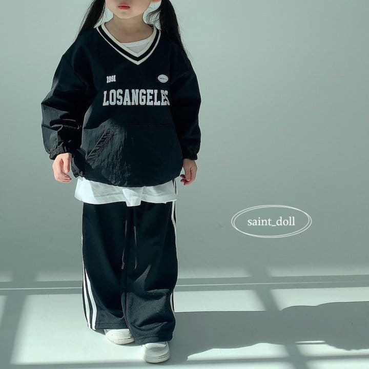 Saint Doll - Korean Children Fashion - #childrensboutique - Pin Line Wide Pants - 9