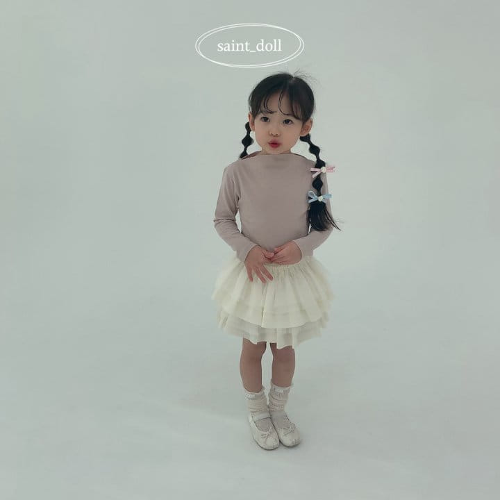 Saint Doll - Korean Children Fashion - #childrensboutique - Spring Boat Neck Tee With Mom