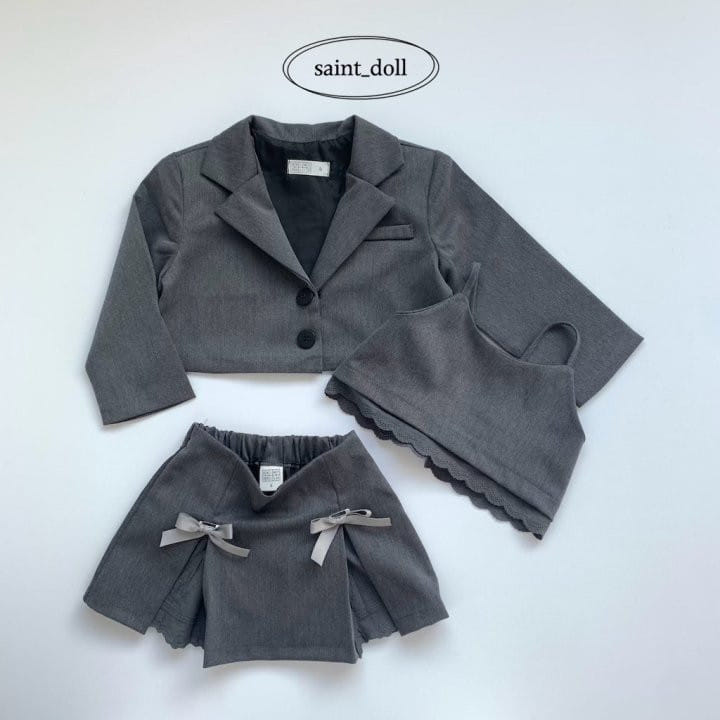 Saint Doll - Korean Children Fashion - #designkidswear - Saint Crop Jacket - 2
