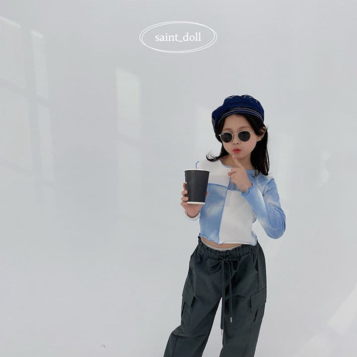Saint Doll - Korean Children Fashion - #fashionkids - Water Paint Crop Tee - 10