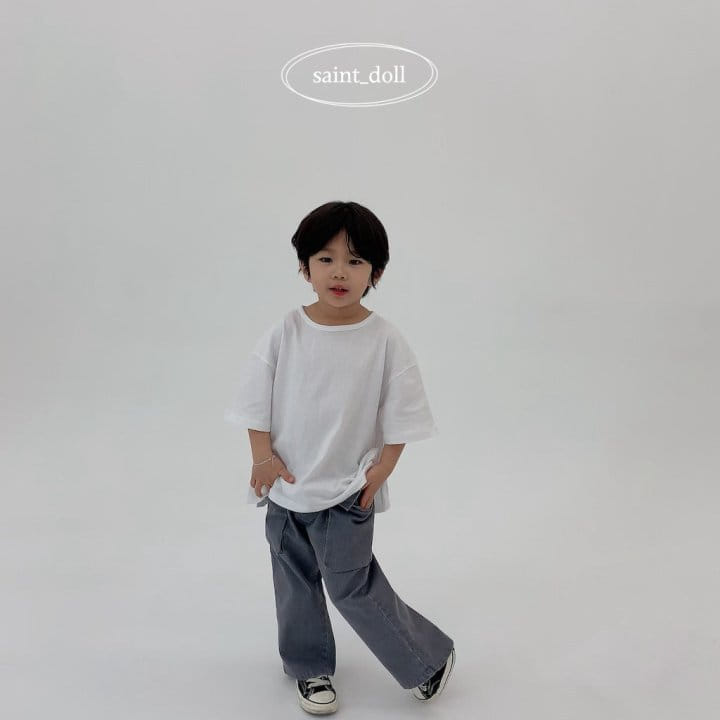 Saint Doll - Korean Children Fashion - #kidsshorts - Saint Shortsleeve Tee With Mom - 6