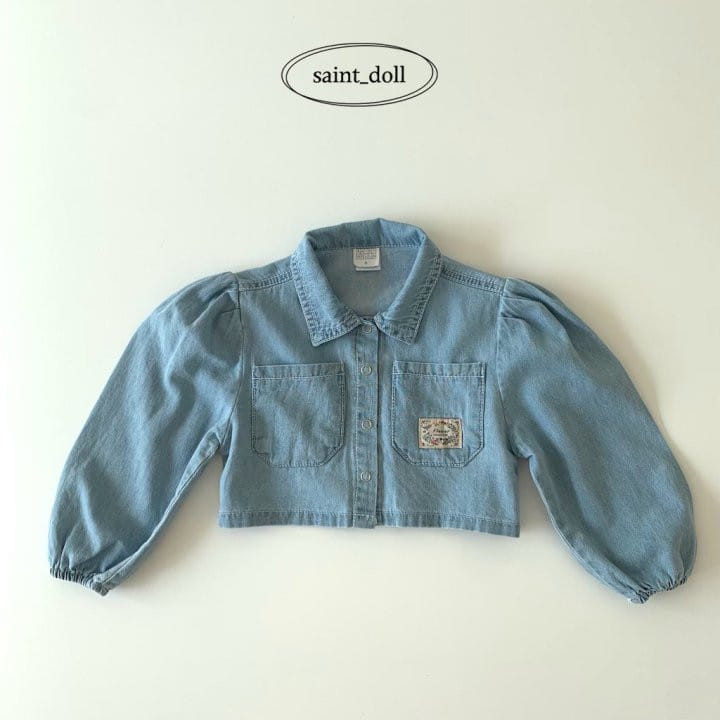 Saint Doll - Korean Children Fashion - #minifashionista - Vintage Denim Shirt