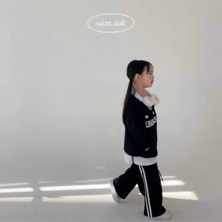 Saint Doll - Korean Children Fashion - #prettylittlegirls - Pin Line Wide Pants - 6
