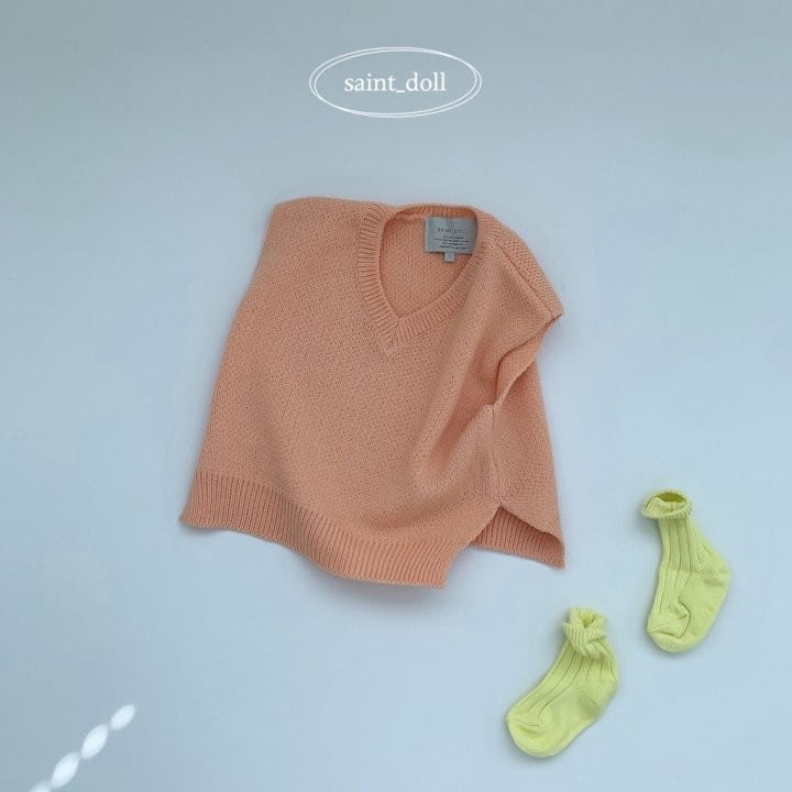 Saint Doll - Korean Children Fashion - #todddlerfashion - Side Slit Vest With Mom - 3