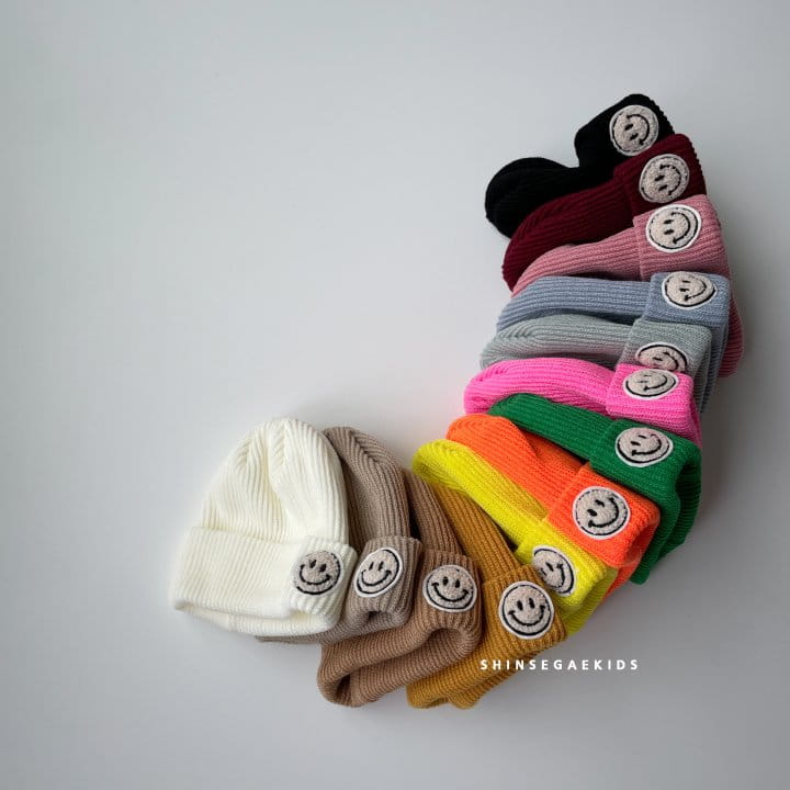 Shinseage Kids - Korean Baby Fashion - #babyclothing - Smile Small Rib Beanie - 2
