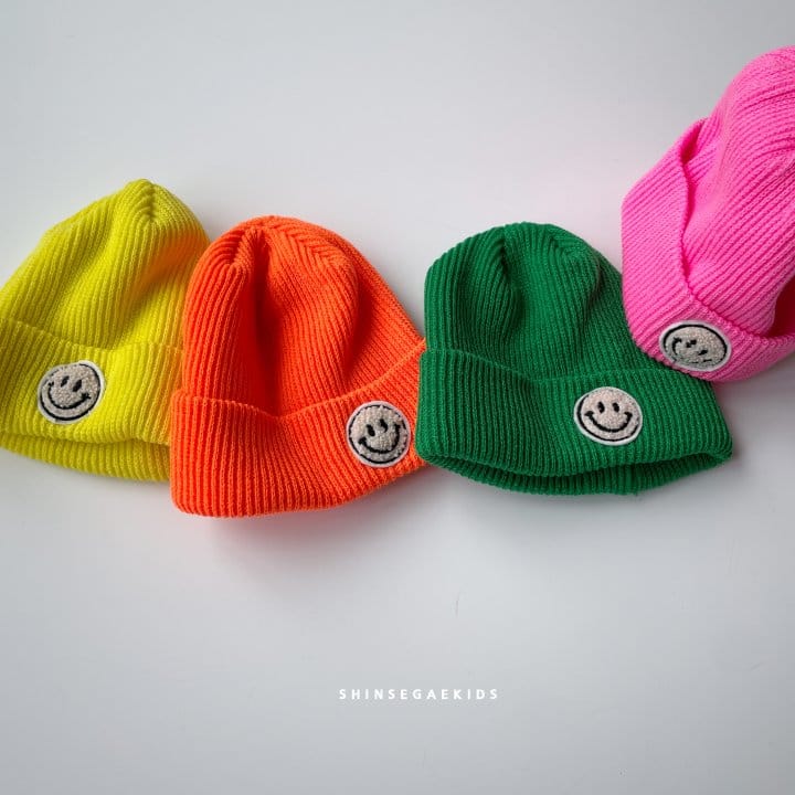 Shinseage Kids - Korean Baby Fashion - #babyfashion - Smile Small Rib Beanie - 3