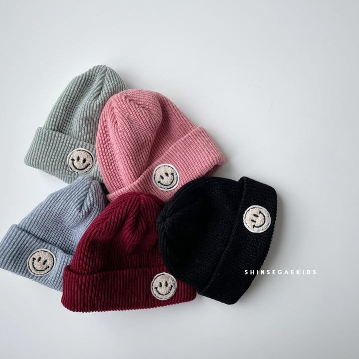 Shinseage Kids - Korean Baby Fashion - #babygirlfashion - Smile Small Rib Beanie - 5