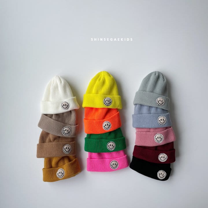 Shinseage Kids - Korean Baby Fashion - #babyootd - Smile Small Rib Beanie - 8