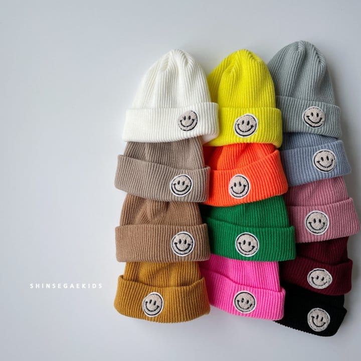 Shinseage Kids - Korean Baby Fashion - #babyoutfit - Smile Small Rib Beanie - 9