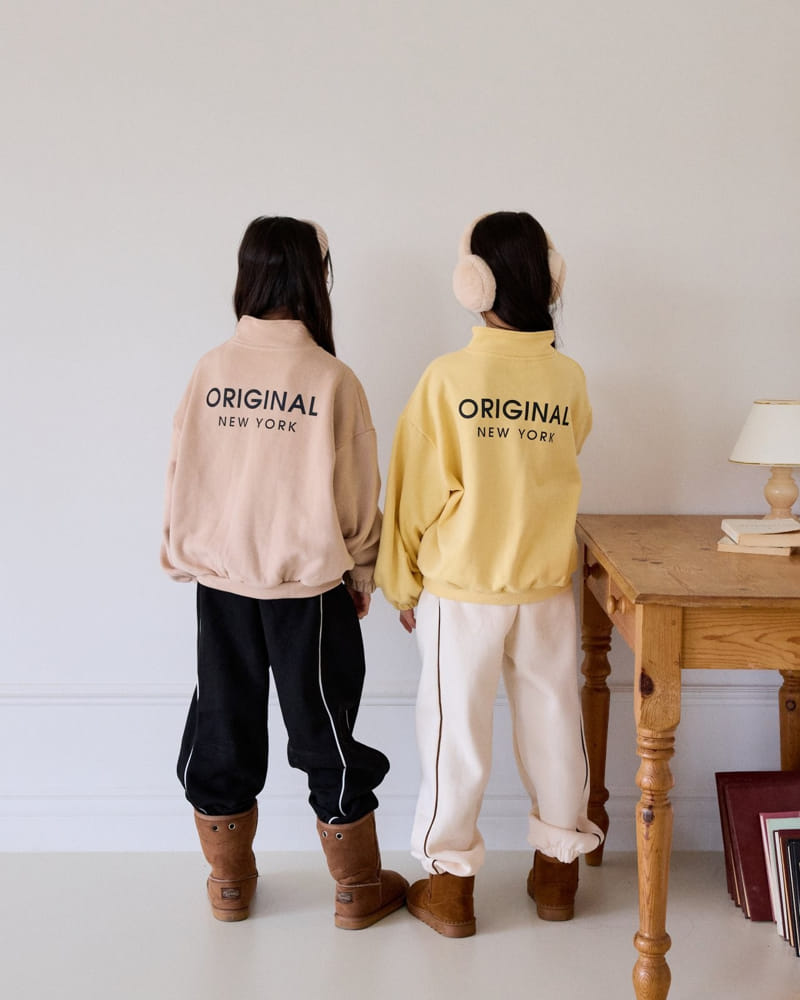 Sm2 - Korean Children Fashion - #discoveringself - Butter Zip Up Sweatshirt - 5