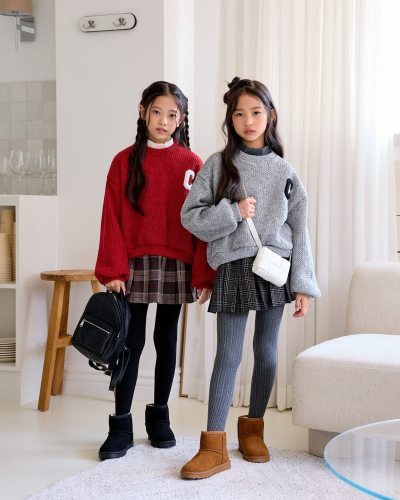 Sm2 - Korean Children Fashion - #kidsshorts - Classic Kint Sweatshirt - 3