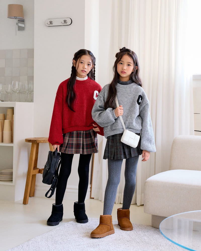 Sm2 - Korean Children Fashion - #kidsshorts - Classic Kint Sweatshirt - 4