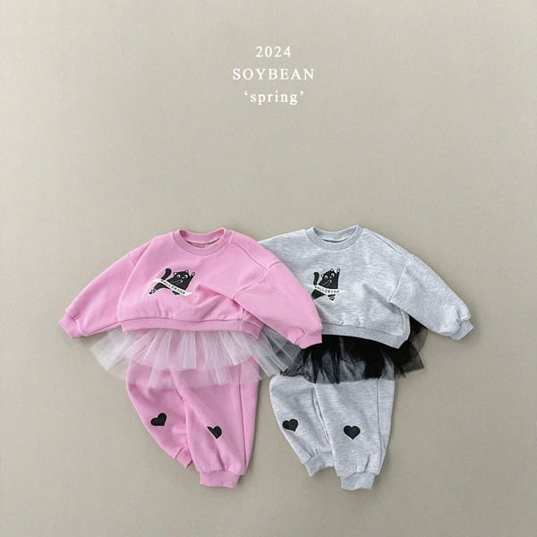 Soybean - Korean Children Fashion - #Kfashion4kids - Ccoma Ballerina Top Bottom Set