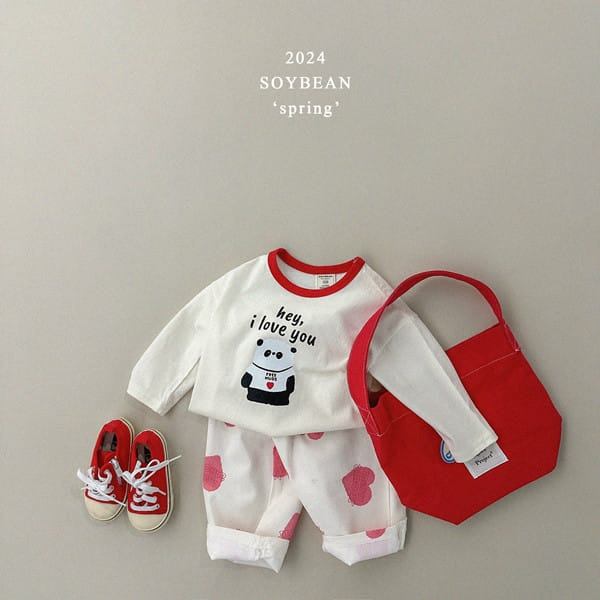 Soybean - Korean Children Fashion - #stylishchildhood - Give Me a Hug Panda Tee - 4