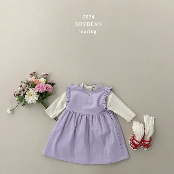 Soybean - Korean Children Fashion - #childofig - C Frill One-Piece - 3
