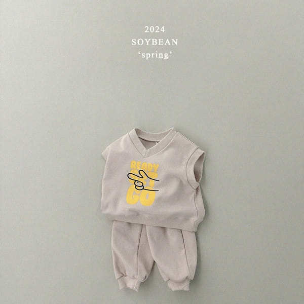Soybean - Korean Children Fashion - #childofig - Ready Go Top Bottom Set - 10