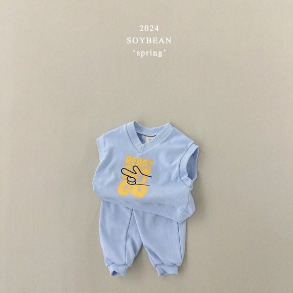 Soybean - Korean Children Fashion - #childofig - Ready Go Top Bottom Set - 11
