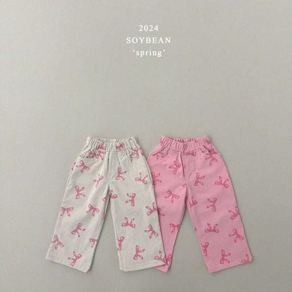 Soybean - Korean Children Fashion - #childofig - Ribbon Wide Pants - 7