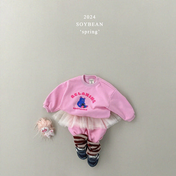 Soybean - Korean Children Fashion - #childofig - Lucky Anroro Top Bottom Set - 2