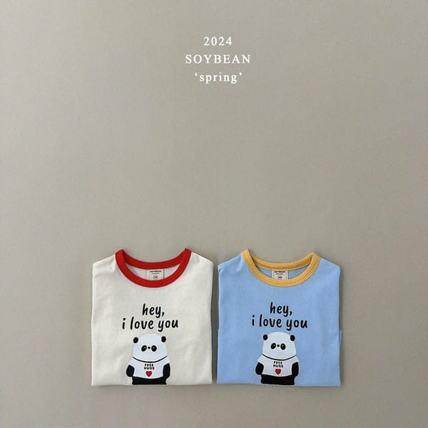 Soybean - Korean Children Fashion - #discoveringself - Give Me a Hug Panda Tee - 7