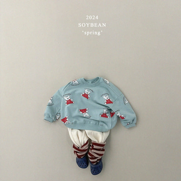 Soybean - Korean Children Fashion - #discoveringself - Loose Puppy Sweatshirt - 5