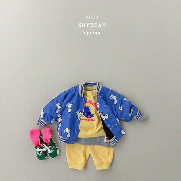 Soybean - Korean Children Fashion - #discoveringself - Lucky Anroro Top Bottom Set - 6