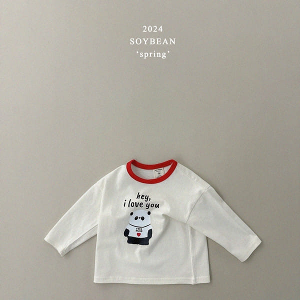 Soybean - Korean Children Fashion - #fashionkids - Give Me a Hug Panda Tee - 8