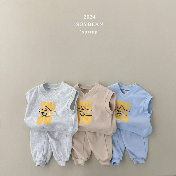 Soybean - Korean Children Fashion - #fashionkids - Ready Go Top Bottom Set