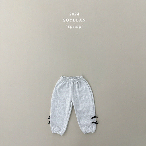Soybean - Korean Children Fashion - #fashionkids - Ribbon Jogger Pants - 9