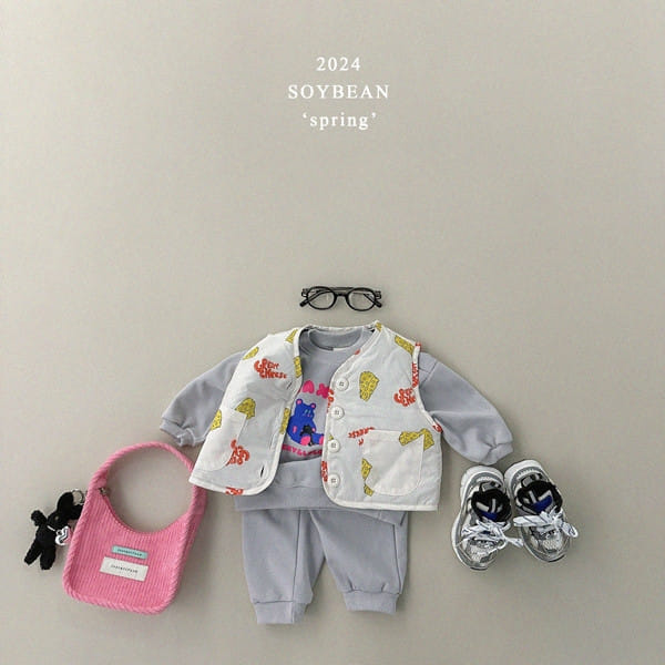 Soybean - Korean Children Fashion - #fashionkids - Lucky Anroro Top Bottom Set - 7