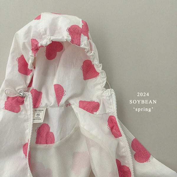 Soybean - Korean Children Fashion - #kidsshorts - Heart Windbreak - 11