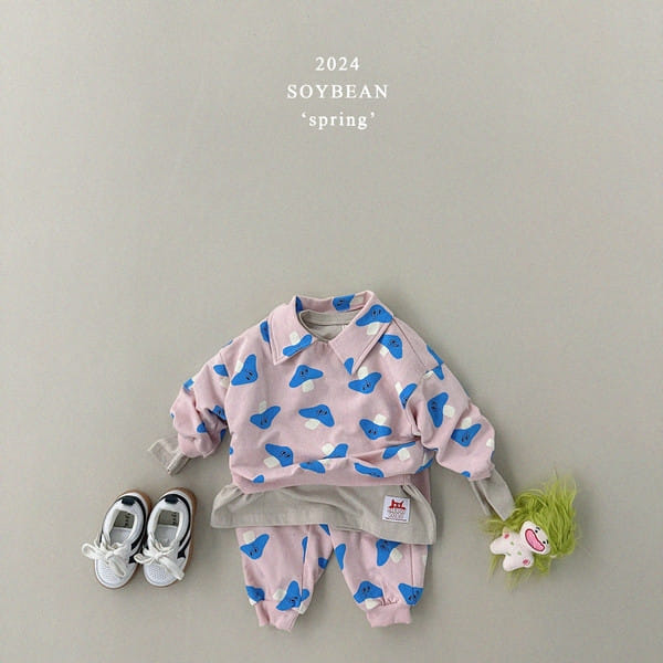 Soybean - Korean Children Fashion - #fashionkids - Patch Layered Tee - 4