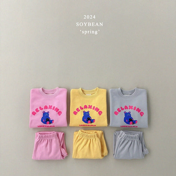 Soybean - Korean Children Fashion - #kidsshorts - Lucky Anroro Top Bottom Set - 8